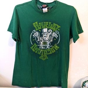 Harley Davidson - Irish theme  T Shirt medium